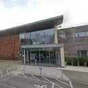 Leatherhead Leisure Centre (Image Google) - the padel centre will be built behind the facility