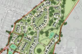 Illustrative masterplan for proposed development. (Credit: Taylor Wimpey/ Reigate and Banstead Borough Council Planning documents)