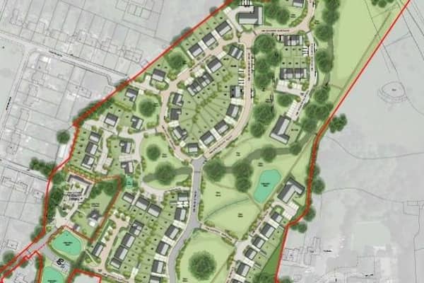 Illustrative masterplan for proposed development. (Credit: Taylor Wimpey/ Reigate and Banstead Borough Council Planning documents)