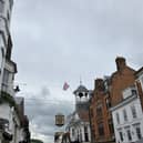 Guildford high street buildings, town centre. (Credit: Emily Dalton/LDRS)