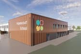 CGI of Hopescourt SEN School, Walton-on-Thames. (Credit: Surrey County Council planning documents/HNW architects)
