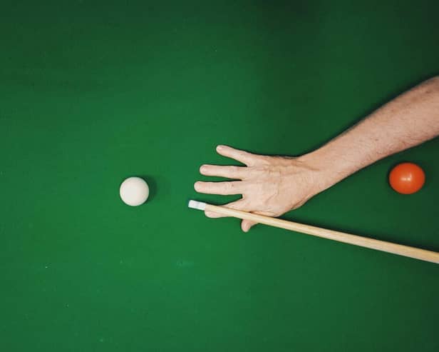Right on cue: People with Parkinson's in Woking are being invited to start playing snooker. Picture: submitted