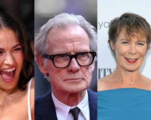 Lily James, Bill Nighy and Celia Imrie | Picture: Getty