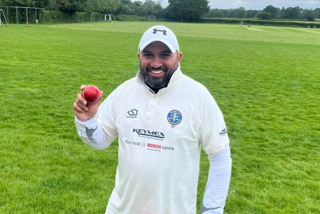 Danny Patel took a five-wicket haul for Horley thirds | Picture supplied by Kieran Childs
