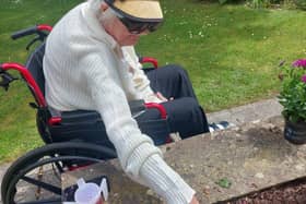 Adelaide House Care Home resident gardening
