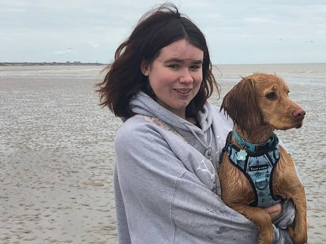 The family said before Hannah died,she was where she wanted to be, living in the community with her beloved dog Milo.