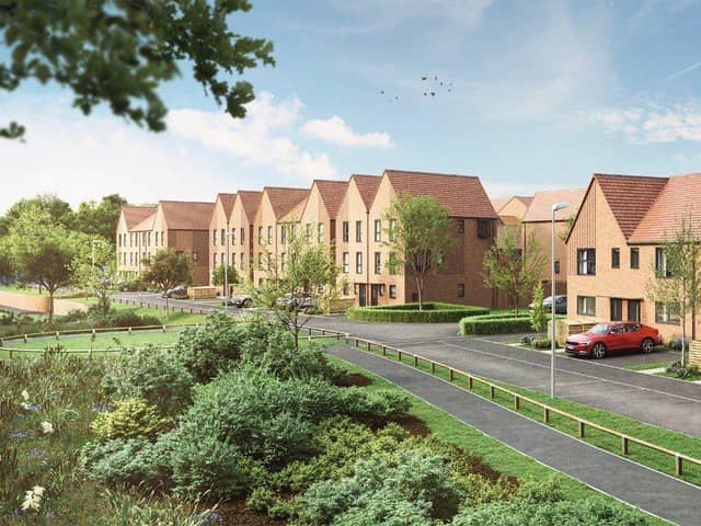 Bellway’s Cavendish Grove development at Raynes Park, where buyers can boost their deposit