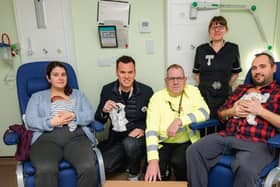 Surrey neonatal units receive packs of premature baby clothes this winter. Picture: submitted