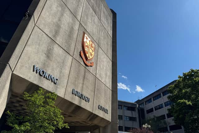 Woking Borough Council April 30 (Image Chris Caulfield)