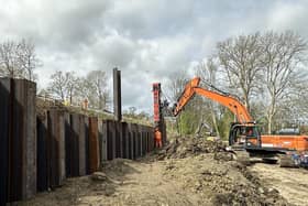 Network Rail has successfully completed repairs to a landslip near Edenbridge. Picture contributed