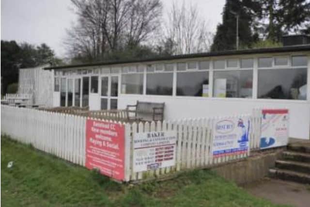 Banstead Cricket Club's existing clubhouse (image Reigate and Banstead Planning Portal)