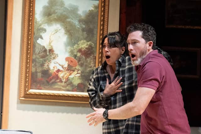 Fiona Wade and Ben Cutler in Picture You Dead