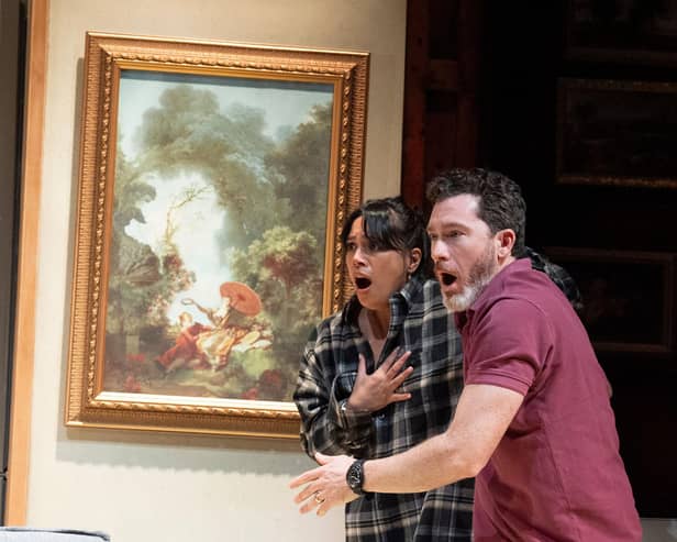 Fiona Wade and Ben Cutler in Picture You Dead