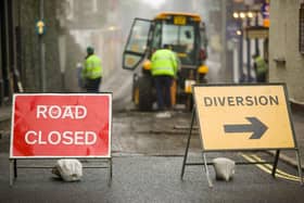 Drivers are being warned to allow extra time to travel after the southbound M23 near junction 9 and Gatwick Airport was closed this afternoon for emergency resurfacing work, which is expected to run into the evening. Picture by Ashley Cooper/Construction Photography/Avalon/Getty Images