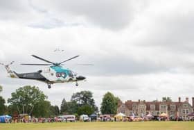 Operational commitments permitting, one of the KSS helicopters will be based at Loseley Park for the day