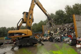 Surrey Recycling Centre. Credit Surrey County Council. Cleared for use