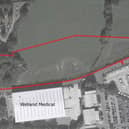 Plans to build a parcel distribution centre on land safeguarded for possible expansion at Gatwick Airport have been submitted to Crawley Borough Council. Image:  CBC