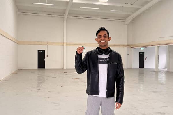 Anand Darshan, warehouse manager at FareShare Sussex &amp; Surrey at the new factory in Guildford