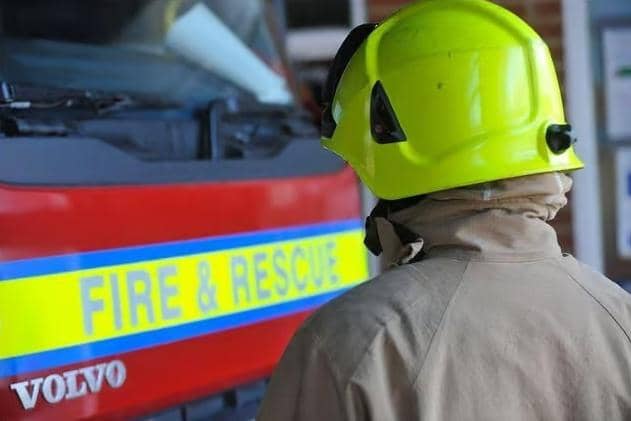There was a fire in Edenbridge last night, which is on the border of Kent and Surrey.