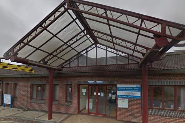 Woking walk-in centre. (Credit: Google Street View)