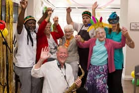 Residents at Amherst House enjoyed their own carnival at the home