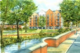 Claire House and James House Watercolour (image McCarthy Stone)
