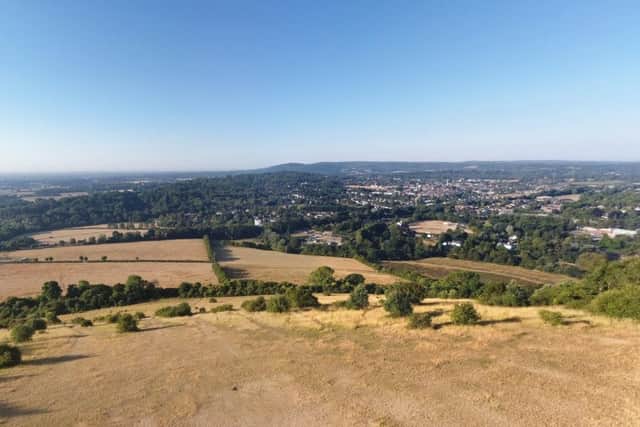 View from Box Hill, Surrey National Landscape. (Credit: Google Street View)