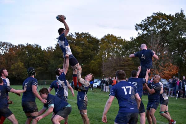 Action from Cranleigh's win over Old Glynonians. Picture: submitted