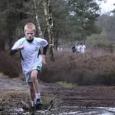 The runners faced plenty of mud and standing water on the tough cross-country course. Picture: submitted