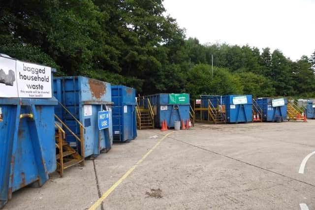 Bagshot Recycling Centre (Image Surrey CC)