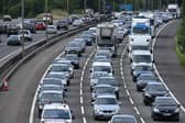 Motorists are advised to allow extra time if planning to travel on the M4 onto the M25 southbound at the weekend. Picture by JUSTIN TALLIS/AFP via Getty Images
