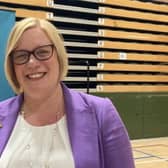 Zöe Franklin, the new MP for Guildford, at Guildford Spectrum Leisure Centre. (Credit: Emily Dalton/LDRS)