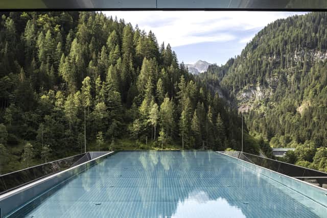 Rooftop infinity pool at Hotel Lürzerhof. Picture courtesy of David Innerhofer/Hotel Lürzerhof