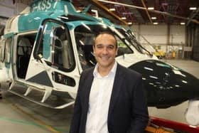 Former air ambulance patient Sam Resouly was seriously injured during a cycle ride