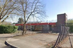 Former school building in Leatherhead will become a care home (image Google)