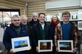 Left to right: Simon Freemantle, Richard Walker-Liew and Jack Stephenson with their winning photos. Picture: submitted