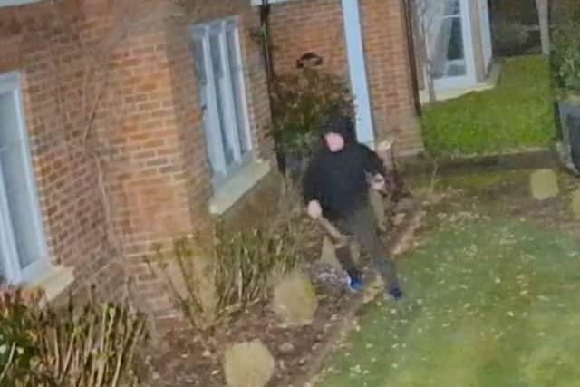 Police want to speak to this person in connection with a criminal damage incident in Felbridge