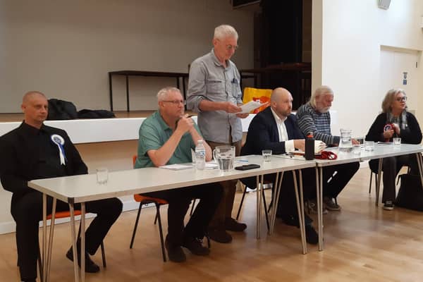 Candidates at the Crawley hustings | Picture: Karen Dunn