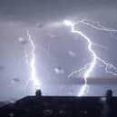 The Met Office amber warning stated: "Torrential rain, with thunderstorms in places, could lead to some significant surface water flooding during Saturday morning.” Photo: Eddie Mitchell
