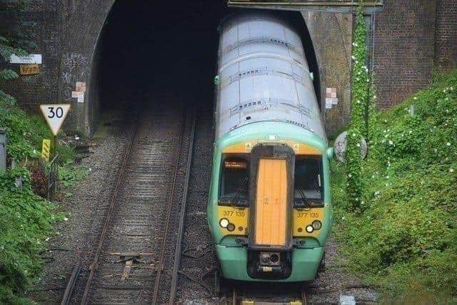 Southern Rail reported at 1.40pm that the line towards Havant was blocked ‘due to a train hitting an obstruction’ on the line. Photo: Sussex World
