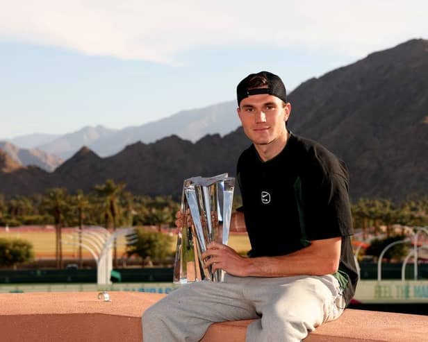 Surrey's Jack Draper said his ‘sacrifices’ have paid off after claiming his biggest career title of far in Indian Wells, California. (Photo by Clive Brunskill/Getty Images)