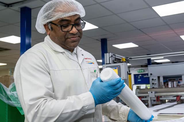 PHARMA. Process filter manufacture at Amazon Filters’ production facility in Camberley, Surrey, UK. Experts from the 40-year-old firm will be at the ISPE Singapore Conference and Exhibition to discuss how its filters and housings support critical pharmaceutical and biopharmaceutical applications. The team will be joined by representatives of BHF Technologies, Amazon Filters’ pharma distributor for the Singapore region market.