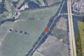 Police were called to Woodstock Lane South in Claygate following reports of a single vehicle collision at the location. Picture courtesy of Google
