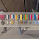 Harold Auten’s medals on display at Portsmouth Historic Dockyard