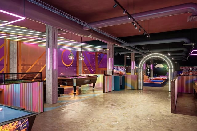 Other holes include casino, featuring a working roulette wheel, plus holes based on global destinations such as surfers paradise, inspired by TV’s Bondi Beach, and a mini version of the iconic Golden Gate Bridge