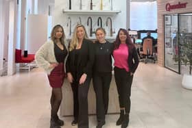 Left to right: Ree Khan, Kimberley Ryan, Sasha Giness and Aneela Rose