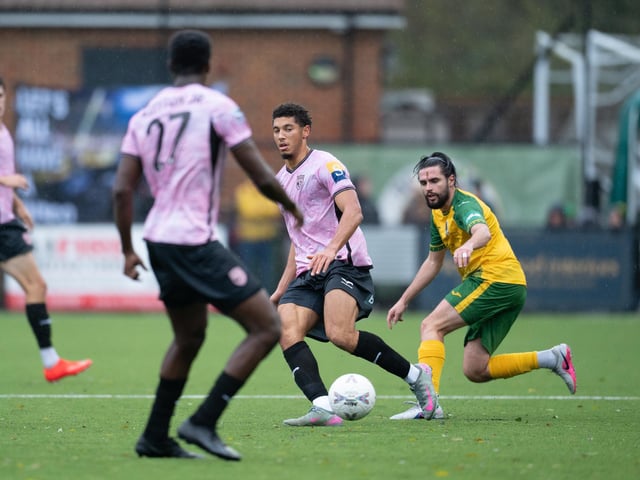 Horsham FC edged out Walton & Hersham 1-0 on a wet and windy afternoon at the Fusion Aviation Community Stadium