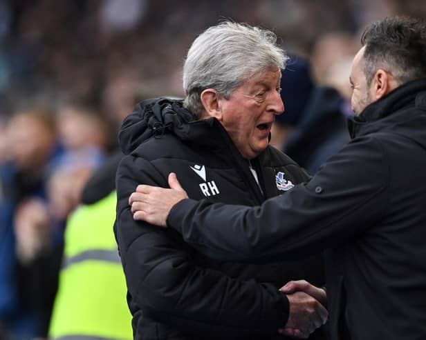 Roy Hodgson saw Crystal Palace suffer a 4-1 loss at arch rivals Brighton earlier this month