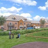 A CGI of Bellway’s new development, Highwoods View, off Turkey Road.