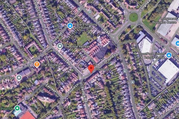 Police said the collision occurred at around 10.15pm on Pound Lane at the junction with Hook Road in Epsom. Picture courtesy of Google